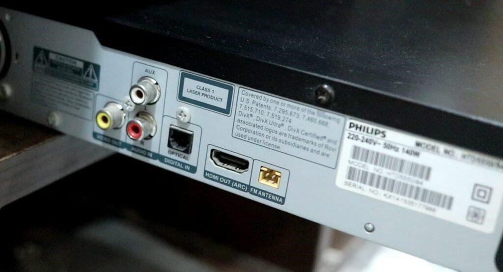 Pictured: Use an RCA cable to connect HD TV