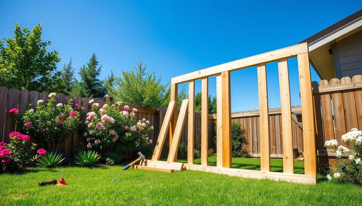 how to build a fence