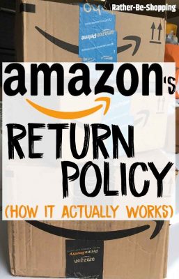Amazon return policy