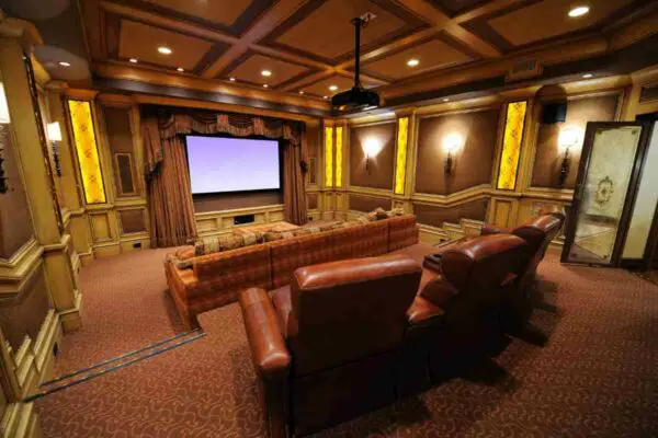 Picture: Basic home theater design with center speaker