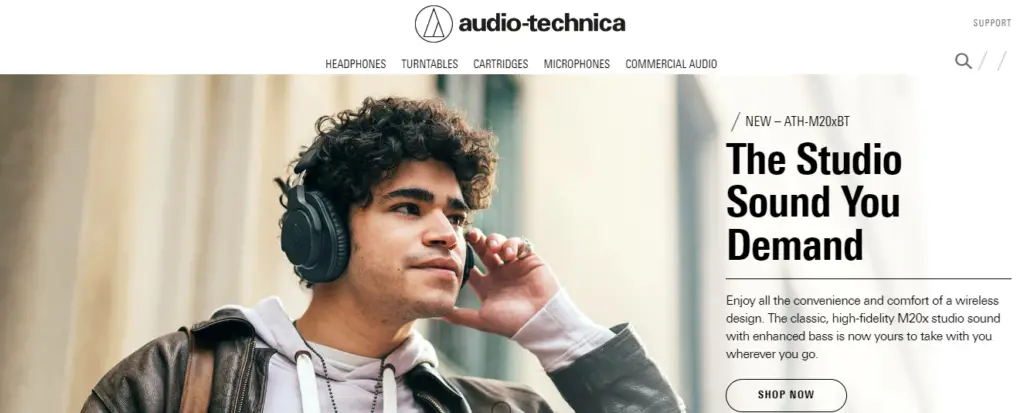  Get the best headphones from Audiotechnica
