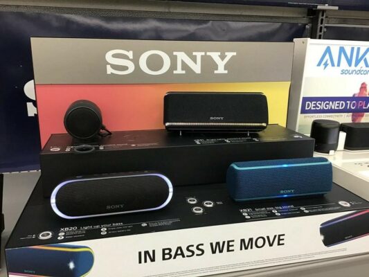 Picture: Sony introduced different types of speakers
